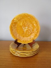 6 ASSIETTES A DESSERT MARRONS