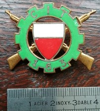 Insigne émail CIT 163 Centre Instruction du Train ORIGINAL FRENCH BADGE