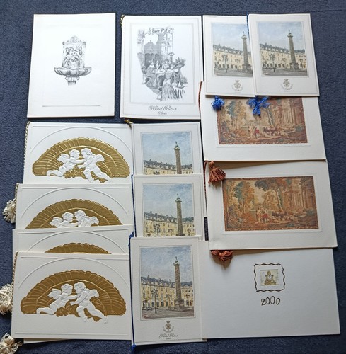 Menus hôtel ritz 1992 2000 - ritz,, 1992/2000.