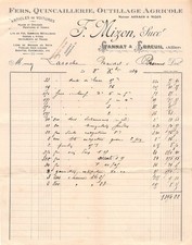 1924 FERS QUINCAILLERIE