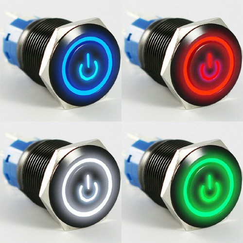 19mm 12v led interrupteur - 12v,