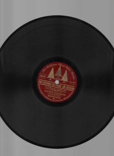 Rare disque publicitaire - disque, t
