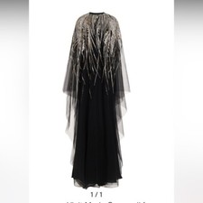 Elie Saab Black Tulle and Gold