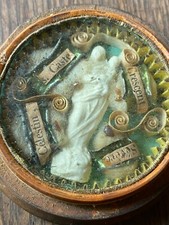 Boîte Reliquaire XIX ème Siècle & Nombreuses Reliques & 19  ème 