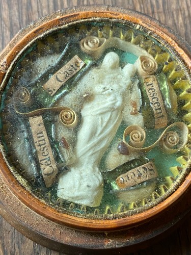 Boîte reliquaire xix ème - boîte,