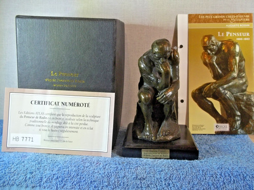 Penseur après l oeuvre - le,