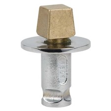 Crapaudine axe carré chromé