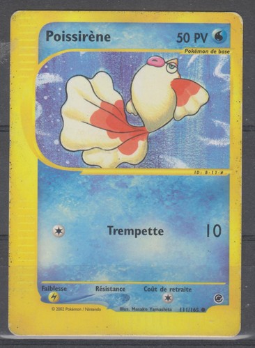 Carte pokemon poissirène - -,