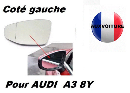 Miroir rétroviseur gauche
