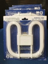 Lot de 5 Lampes Fluorescentes Compactes DURAFLY 16W (neuves) 2 Pin 4000k 840