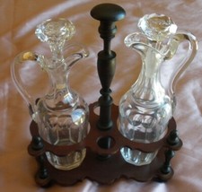 Huilier vinaigrier en bois