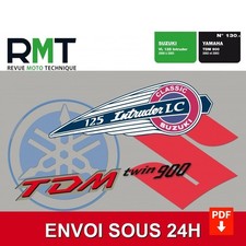 Revue Moto Technique 130 Suzuki VL125 Intruder Yamaha TDM900 RMT PDF USB
