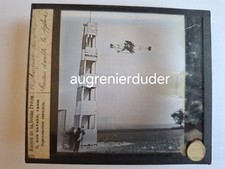 Rare Plaque Verre Photo Verre Pionniers Aviation Curtiss 1909 Champagne 