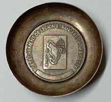 COUPELLE MILITAIRE METAL ARGENTE DETACHEMENT DE LEGION ETRANGERE DE MAYOTTE