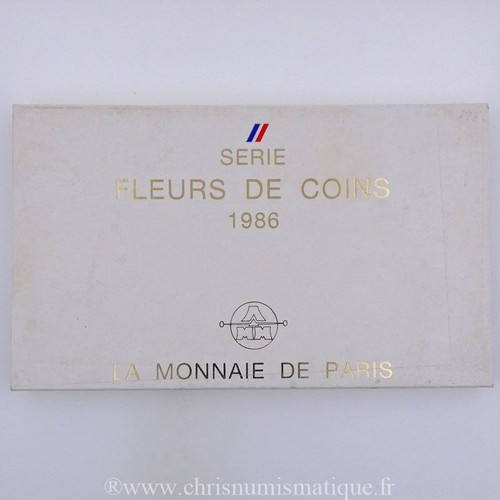 France coffret fdc 1986 - france,