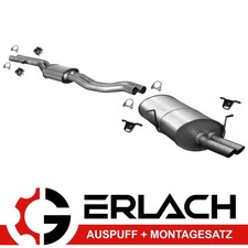 Pot d'échappement avec kit de