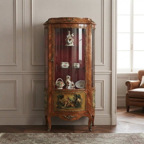 Vitrine ancienne style baroque - vitrine,