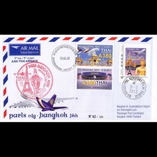 A380-221 - FFC AIRBUS A380 THAI AIRWAYS - 1ER VOL TG931 PARIS-BANGKOK