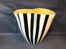 Ancien grand vase à fleurs en céramique de Digoin design 20ème signé Revernay