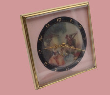 Rare pendulette Juvenia desk clock La Chaux de Fonds 1930's