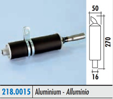 218.0015 Silencieux Pour Pot D'Échappement POLINI Aluminium Noir D.16 - 2180015