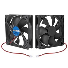 Lot de 2 ventilateurs DC 12 V