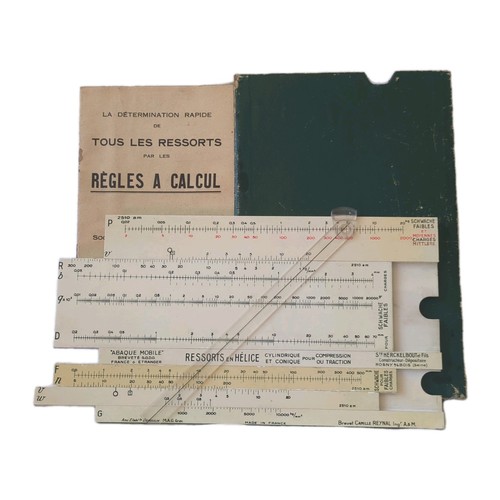Règle calcul ressorts en - calcul,