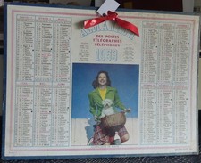 Calendrier des postes 1953