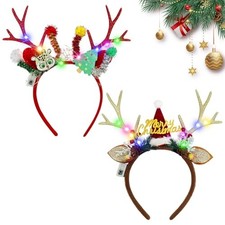 Lot de 2 serre-têtes de Noël