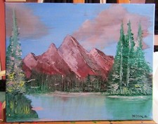 TABLEAU PEINTURE  sur toile-VUE DU CANADA - DECOOL.P 