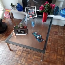 Table basse de salon CASSINA Modèle LC 10-P Le Corbusier