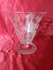 vase en cristal Taillé décor