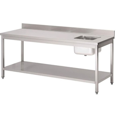 Table inox chef - du, x