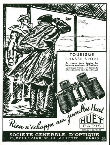 Publicité ancienne jumelles