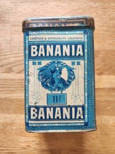 Ancienne boîte BANANIA Bleue 500g