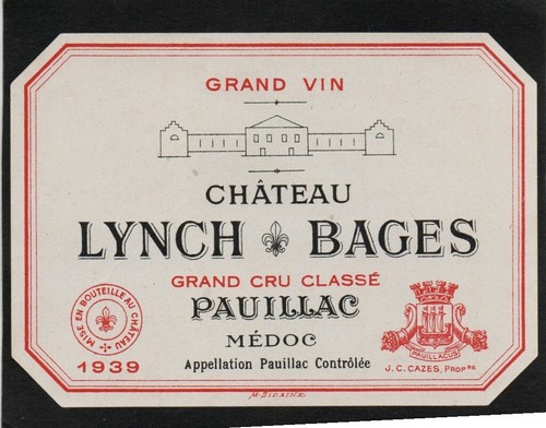 Pauillac gcc etiquette chateau - gcc,