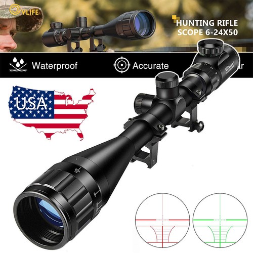 Cvlife rifle scope 24x50 - rifle, aoe