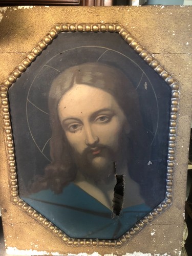 Tableau religieux restaurer - tableau,