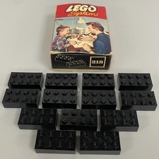 Lego System 218 Blocs Noirs