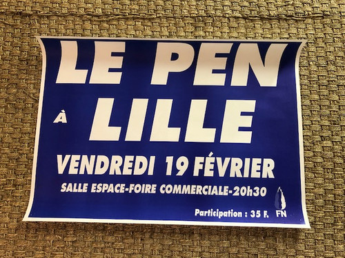 Affiche front national le - national,