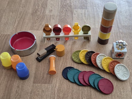 Lot objets vintage années 70 - lot,