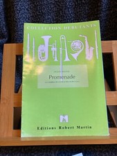 Jacques Desloges Promenade pour saxophone alto et piano partition Robert Martin