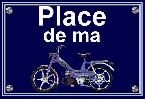 Plaque place de ma - ",