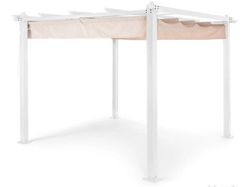 Pergola aluminium 3x3m - , blanche