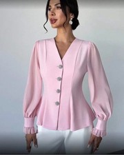 Veste blouse Femme Rose Taille