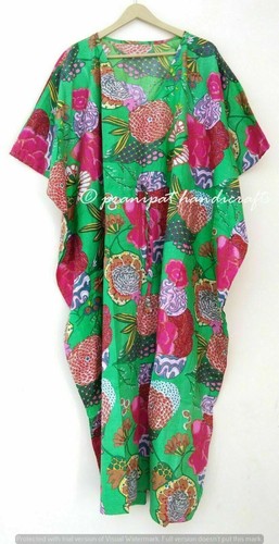 Robe caftan longue coton - robe, en