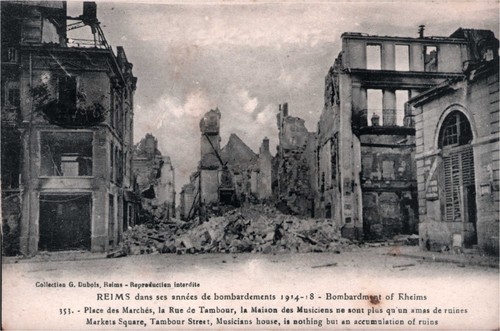 Cpa reims place des - reims,