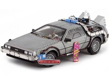 1989 Dellorean DMC 12 + Hover Board "Regreso Al Futuro II" 1:18 Hot Wheels Elite