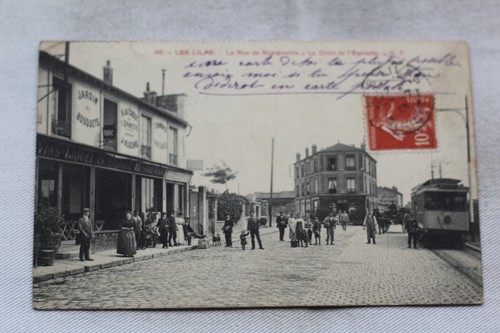Cpa 1913 les - lilas,, rue