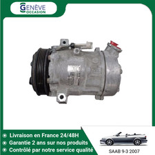🇫🇷 COMPRESSEUR AIR CONDITIONNE SAAB 9-3 CABRIOLET 2007- ➤13193157 ♻️